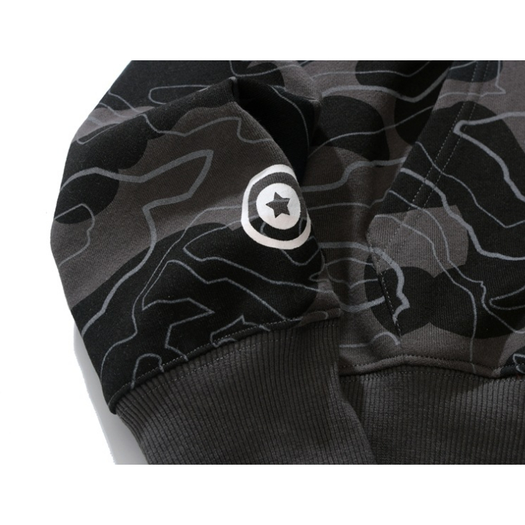 BAPE Mới Áo Khoác Hoodie Họa Tiết Rằn Ri Thời Trang Cho Nam Nữ