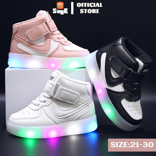 SUGE giày LED phát sáng cho bé trai giày Thao cho bé gái