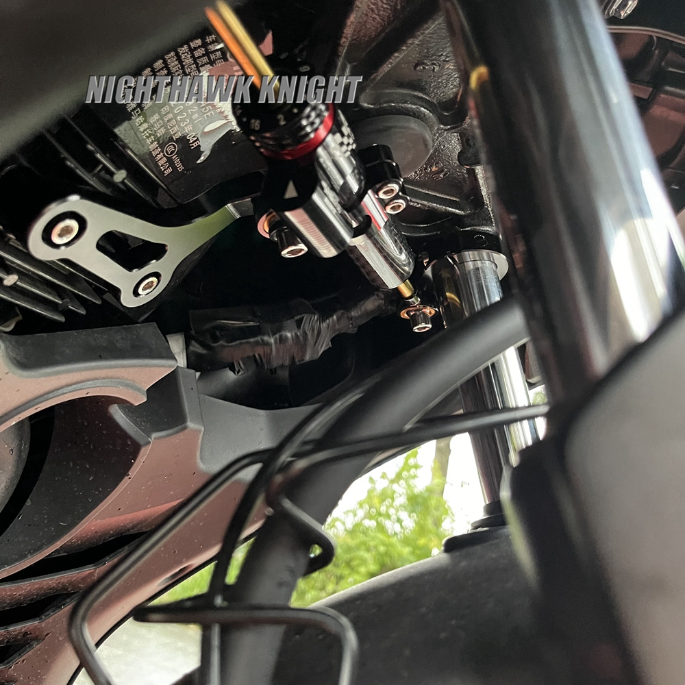 Nighthawk Bộ Giảm Chấn Bằng Hợp Kim Nhôm Màu Đen Cho yamaha xmax300 2023