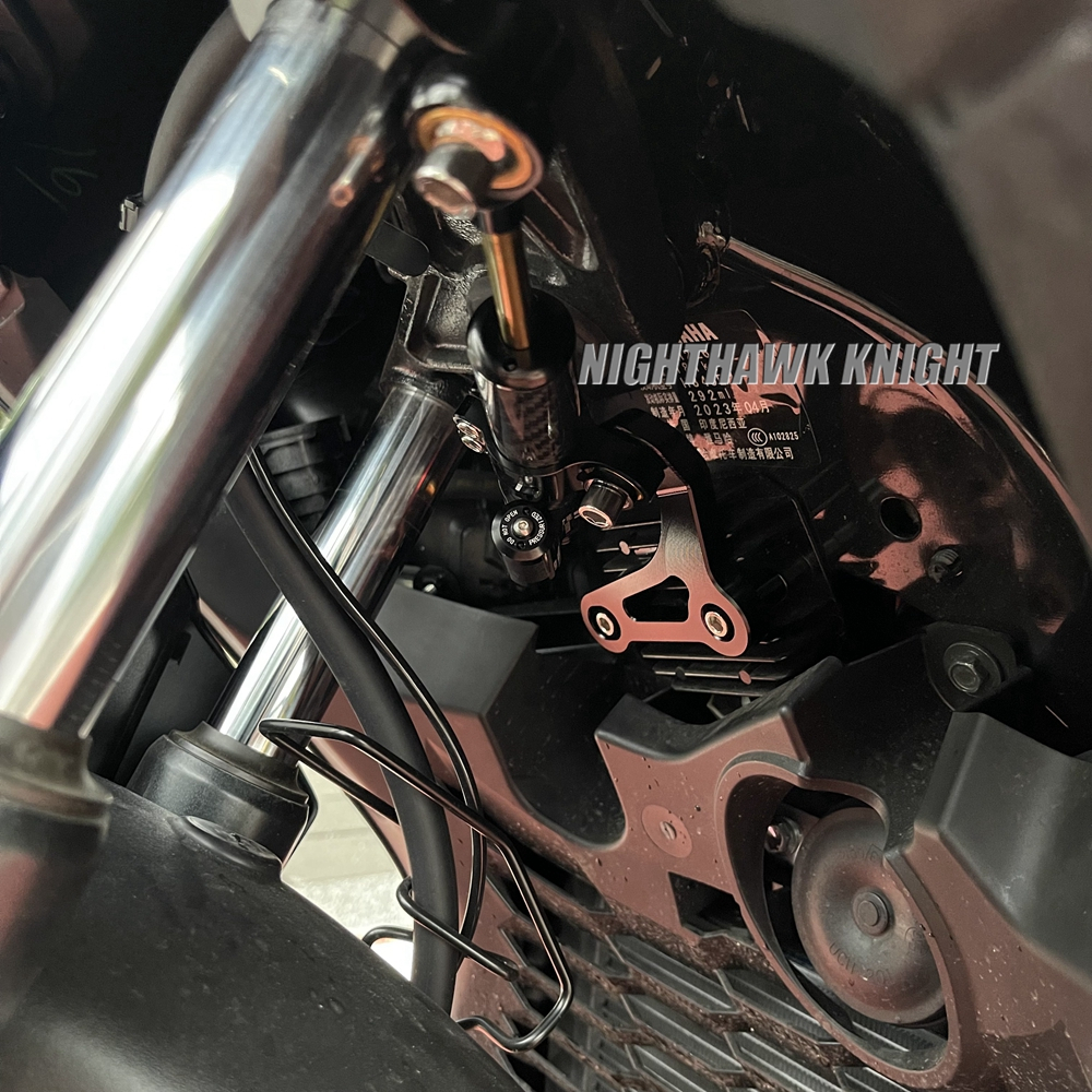Nighthawk Bộ Giảm Chấn Bằng Hợp Kim Nhôm Màu Đen Cho yamaha xmax300 2023