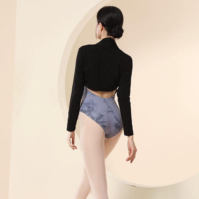 Áo Lửng Múa Ba Lê Màu Trắng Đen Dành Cho Nữ