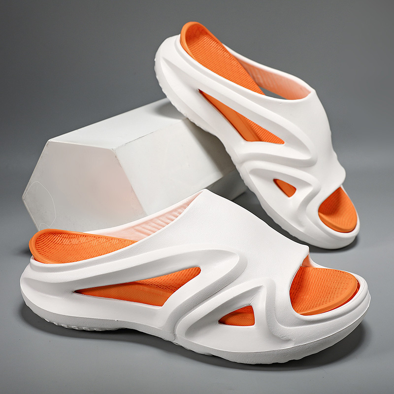 Dép Quai Ngang Đế Dày Chống Trượt Phong Cách Mới Cho Nam