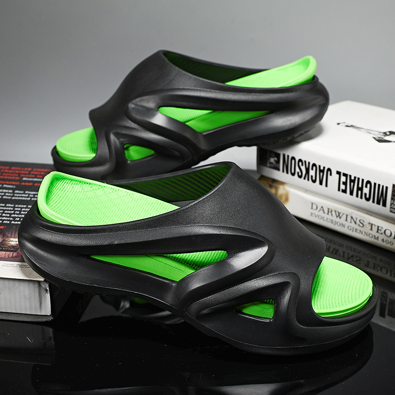 Dép Quai Ngang Đế Dày Chống Trượt Phong Cách Mới Cho Nam