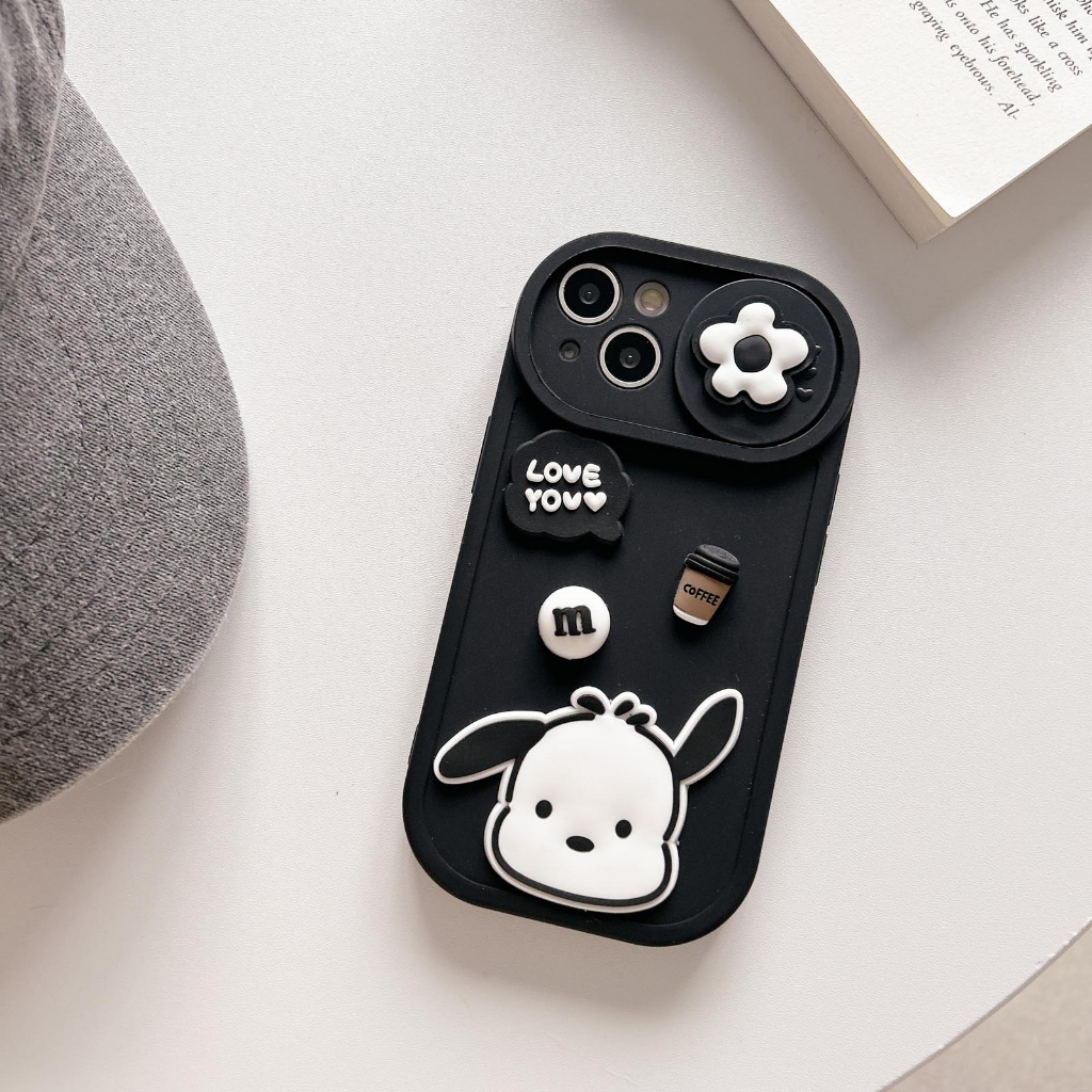 Ốp Điện Thoại Mềm Hình Bùi Nhùi 3d Cho iphone 11 12 13 14 15 pro max plus