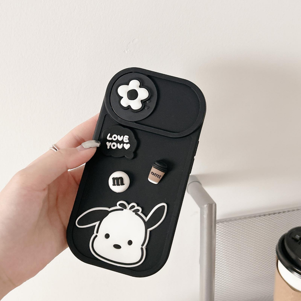 Ốp Điện Thoại Mềm Hình Bùi Nhùi 3d Cho iphone 11 12 13 14 15 pro max plus