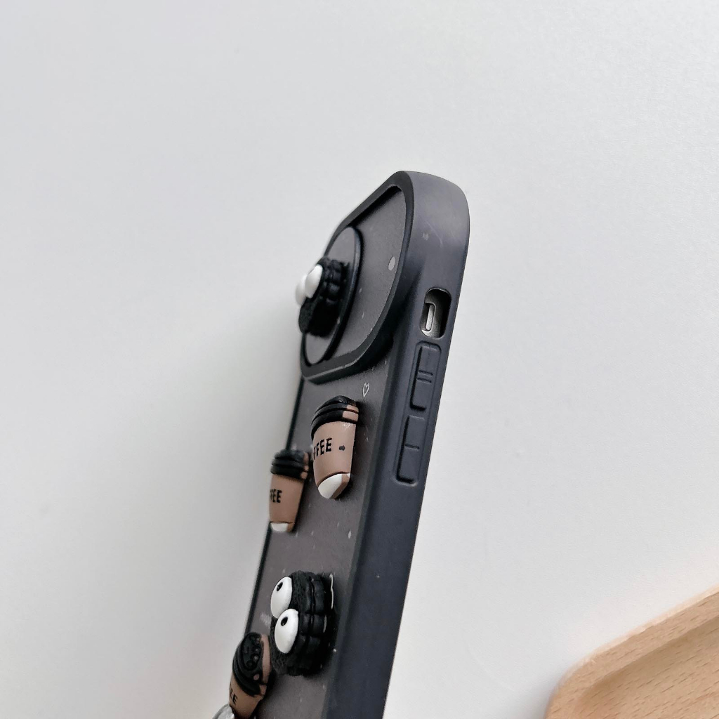 Ốp Điện Thoại Mềm Hình Bùi Nhùi 3d Cho iphone 11 12 13 14 15 pro max plus