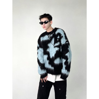 Áo len nam dáng rộng kiểu Hàn Quốc  Fashion new xám đà lạt áo sweater unisex dệt kim dáng rộng màu trơn  đơn giản hợp thời trang cho đôi