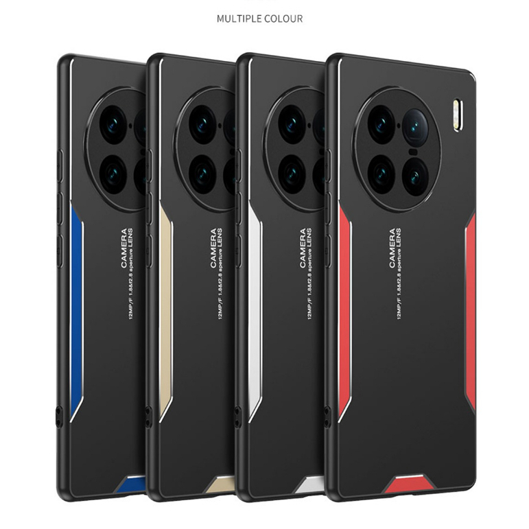 Ốp Điện Thoại Cứng Viền tpu Kim Loại Sang Trọng Cho vivo x50 x60 x70 x80 x90 pro plus