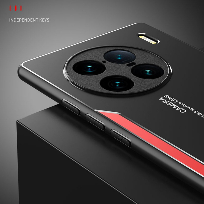 Ốp Điện Thoại Cứng Viền tpu Kim Loại Sang Trọng Cho vivo x50 x60 x70 x80 x90 pro plus