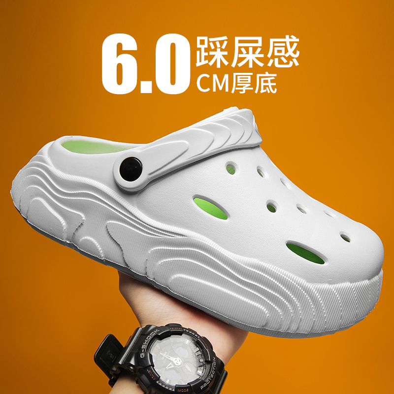 Dép Sandal Đục Lỗ Đế Dày Chống Trượt Thời Trang Mùa Hè Mới Cho Nam