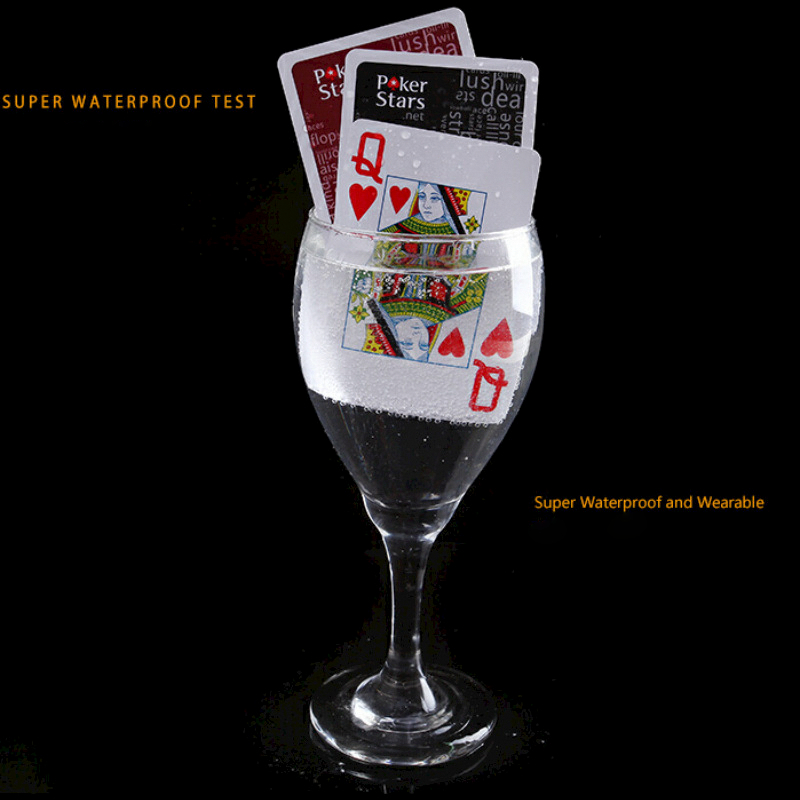 Bộ bài tây nhựa Poker star bền đẹp chống nước 100% Plastic 88 * 63 mm