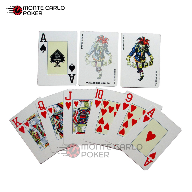 Bộ bài tây nhựa Poker star bền đẹp chống nước 100% Plastic 88 * 63 mm