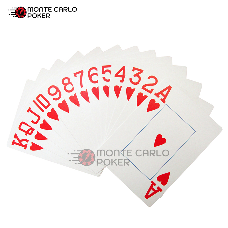 Bộ bài tây nhựa Poker star bền đẹp chống nước 100% Plastic 88 * 63 mm