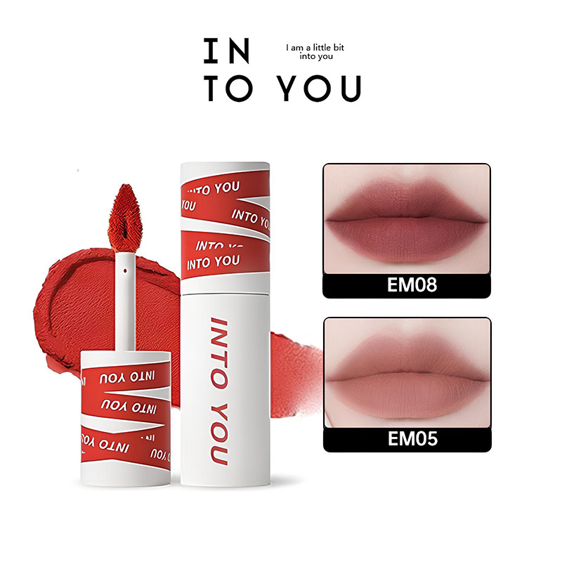 INTO YOU Son Kem Lì em08 Trang Điểm Làm Trắng Môi giả một trả mười