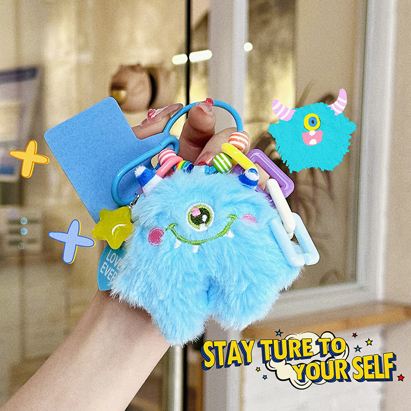 Juststar Móc Khóa Búp Bê Quái Vật Nhỏ Treo Túi Xách Điện Thoại
