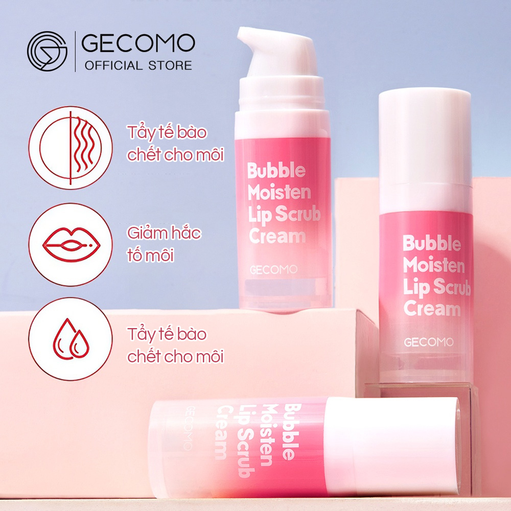 Kem Tẩy Tế Bào Chết Cho Môi GECOMO 12ml