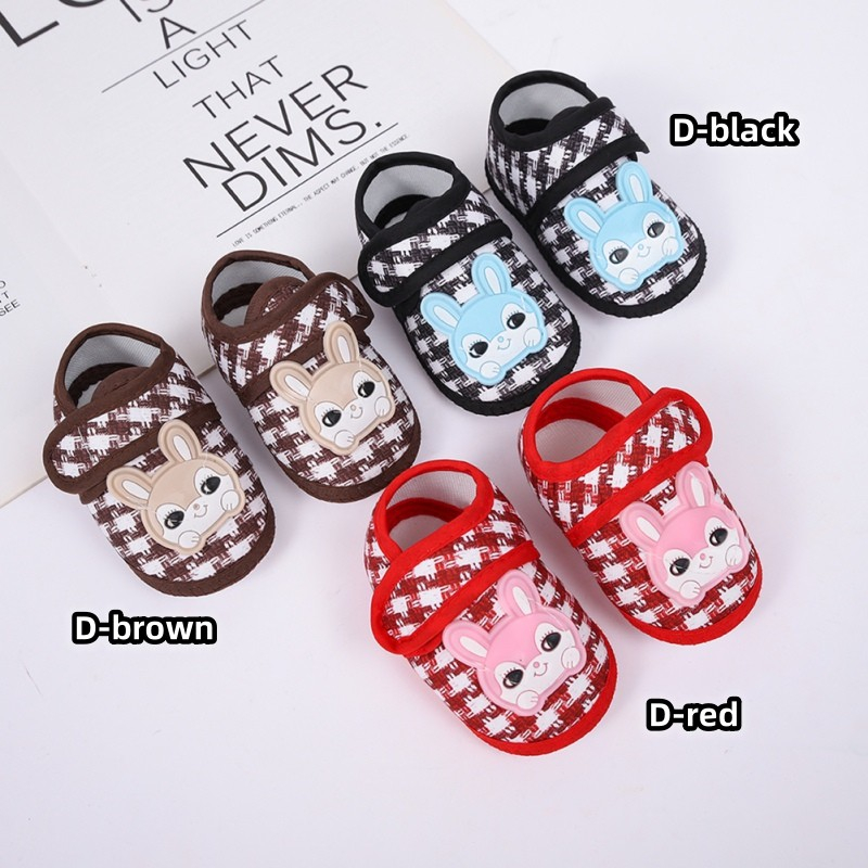 Giày Vải Canvas In Họa Tiết Hoạt Hình Dễ Thương Cho Bé Sơ Sinh Từ 0-12 Tháng Tuổi