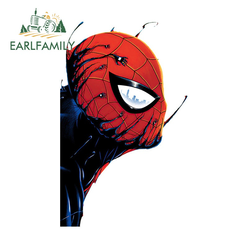 Sticker vinyl Dán Trang Trí Xe Hơi Chống Nước Chống Trầy 13x12.3cm In Họa Tiết venom joey Dodge