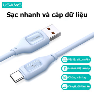 Usams dây cáp sạc nhanh / truyền dữ liệu đầu usb type-c dài 1m dành cho điện thoại
