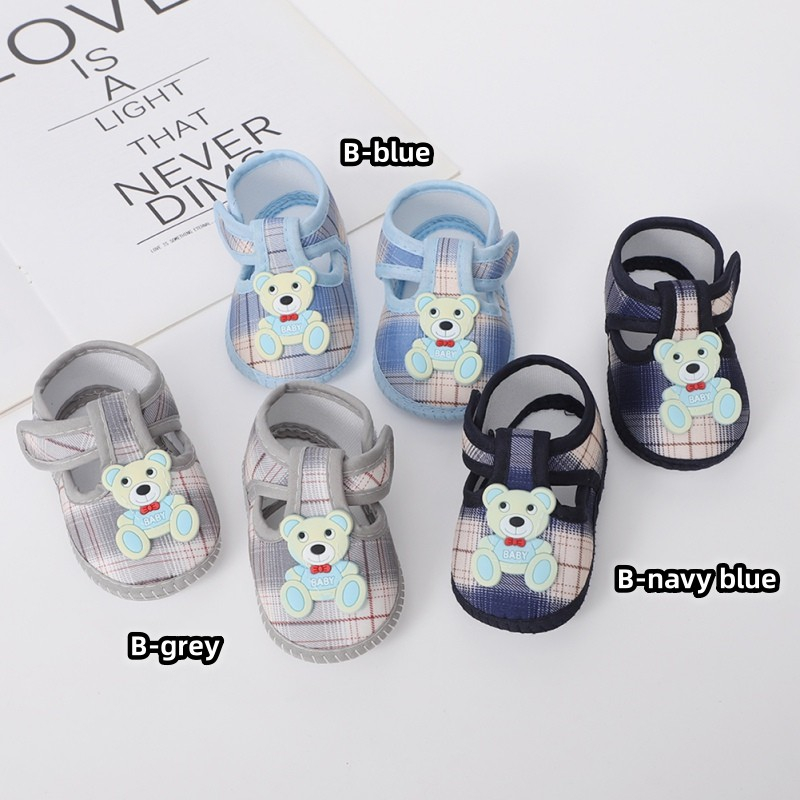 Giày Vải Canvas In Họa Tiết Hoạt Hình Dễ Thương Cho Bé Sơ Sinh Từ 0-12 Tháng Tuổi