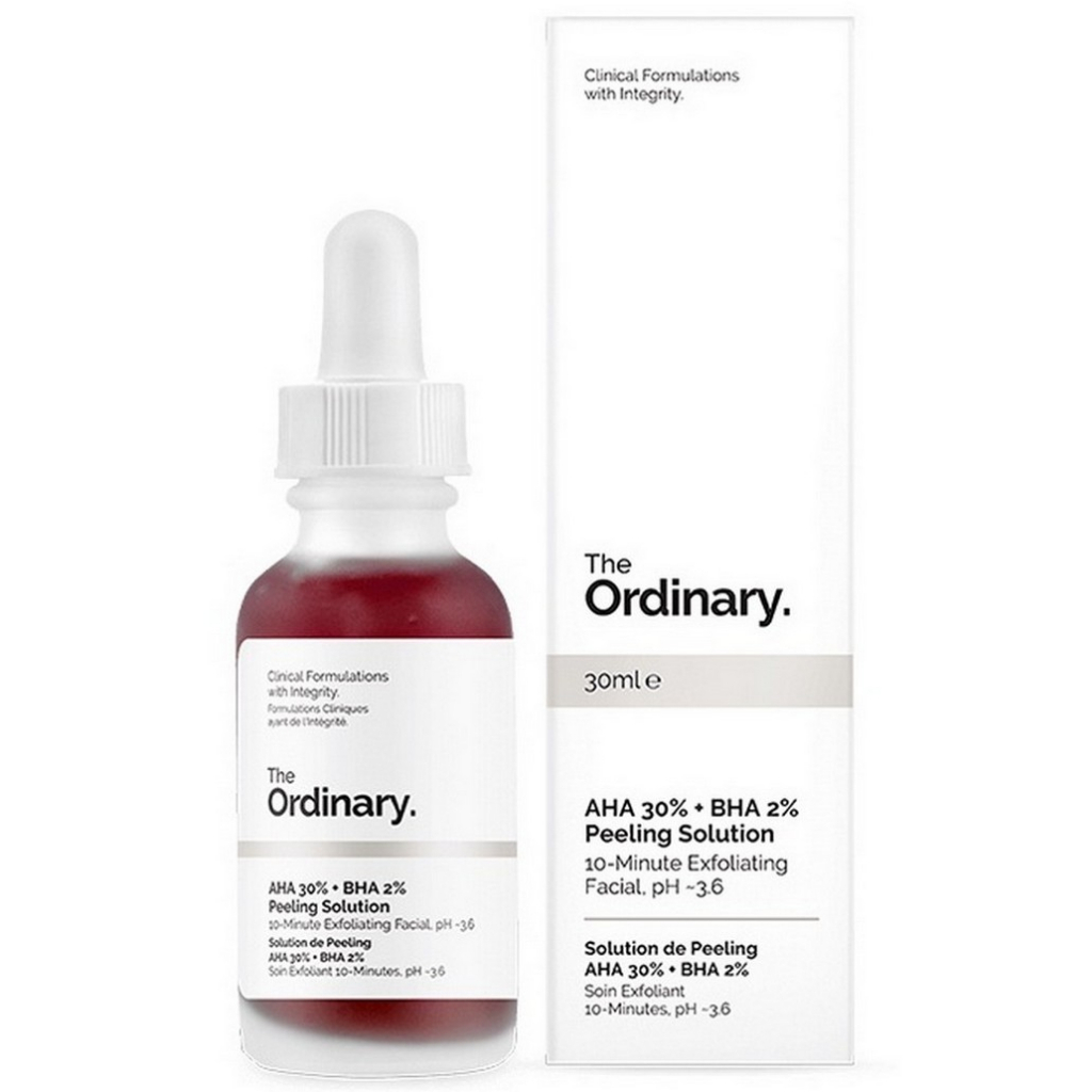 Tẩy da chết hoá học  The Ordinary AHA 30%+BHA 2% Peeling Solution thanh tẩy da Peel da Tẩy da chết hóa học