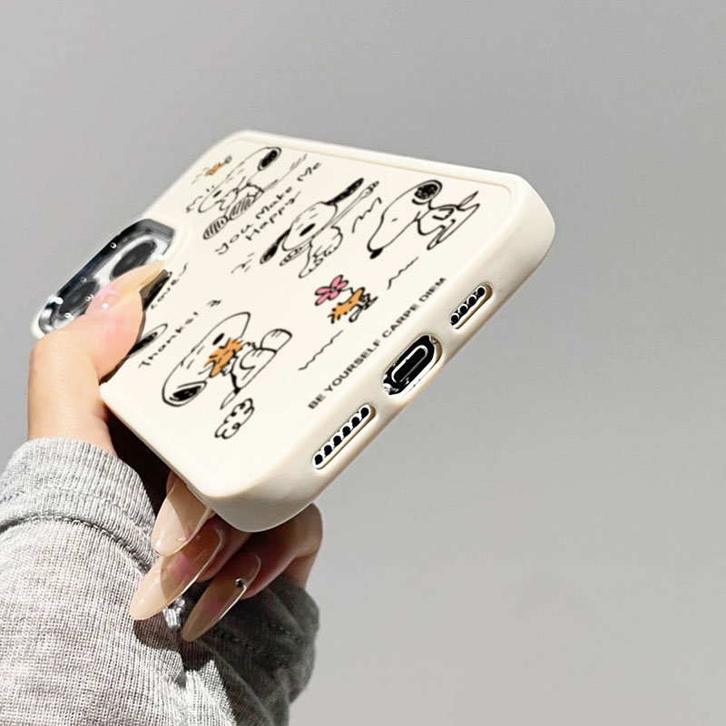 Ốp Điện Thoại Tpu Dẻo In Hình Chó snoopy Hoạt Hình Bảo Vệ Cho Iphone 11 Promax 13 14 Promax 12 7 Plus 7s 8plus x xr xs max