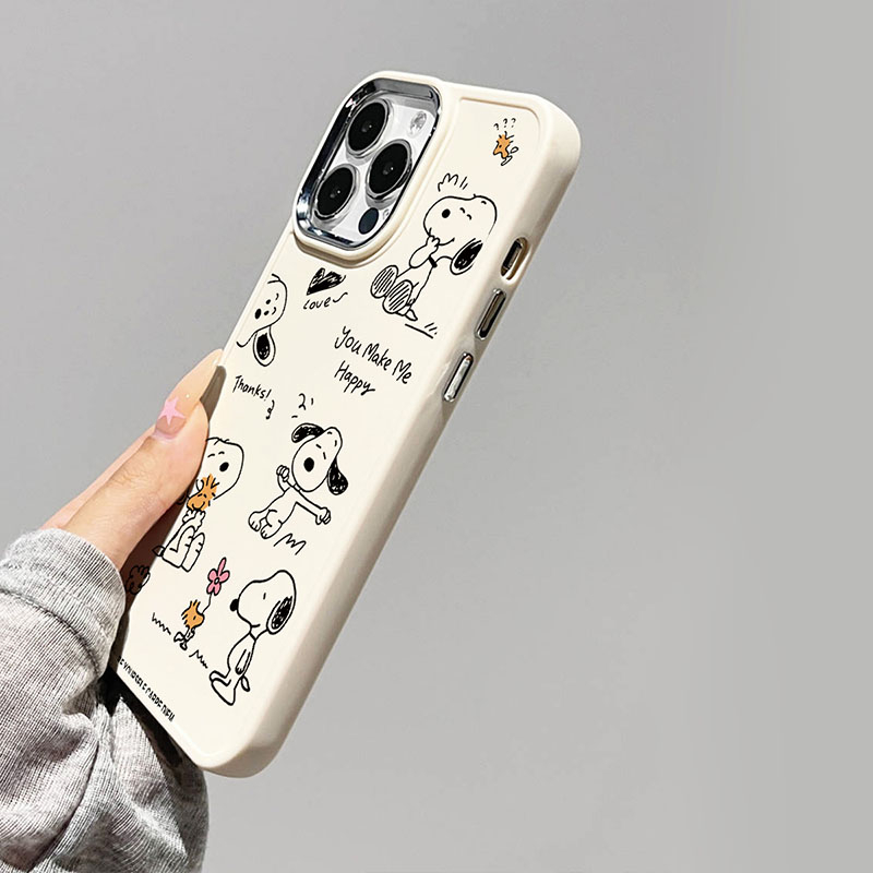 Ốp Điện Thoại Tpu Dẻo In Hình Chó snoopy Hoạt Hình Bảo Vệ Cho Iphone 11 Promax 13 14 Promax 12 7 Plus 7s 8plus x xr xs max
