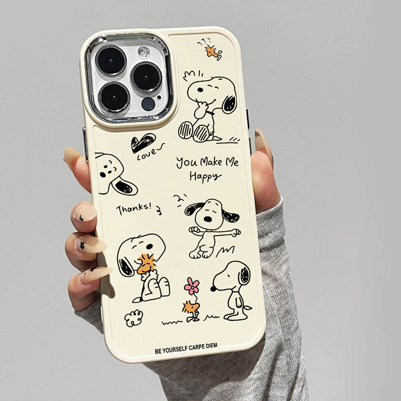 Ốp Điện Thoại Tpu Dẻo In Hình Chó snoopy Hoạt Hình Bảo Vệ Cho Iphone 11 Promax 13 14 Promax 12 7 Plus 7s 8plus x xr xs max