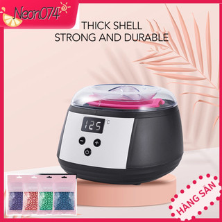 Combo nồi nấu sáp wax lông - 500cc công suất cao 100w để tẩy lông 100‑240v - neon074