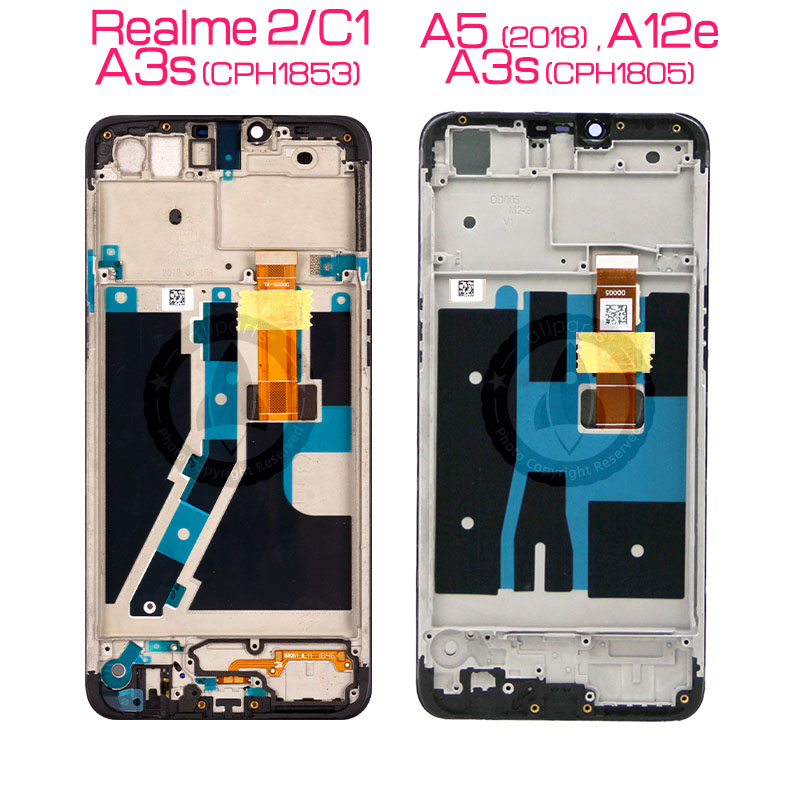 Màn Hình Thay Thế Cho điện thoại OPPO A3s A5 AX5 A12e Realme C1 Liền Khung Man Hinh Zin