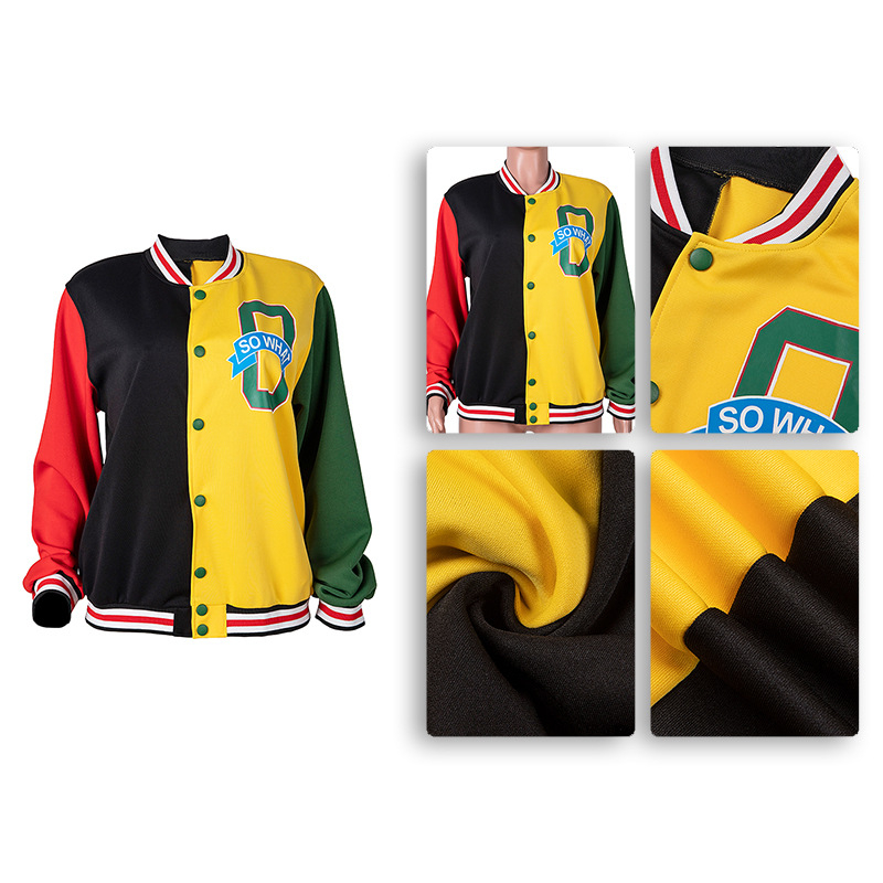 Áo Khoác Khóa Kéo Phong Cách Hip hop Thời Trang Nữ