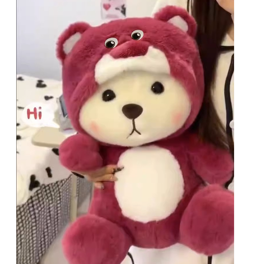 Mr.Puffer Thú Nhồi Bông Hình Chú Gấu lily Xinh Xắn Dễ Thương