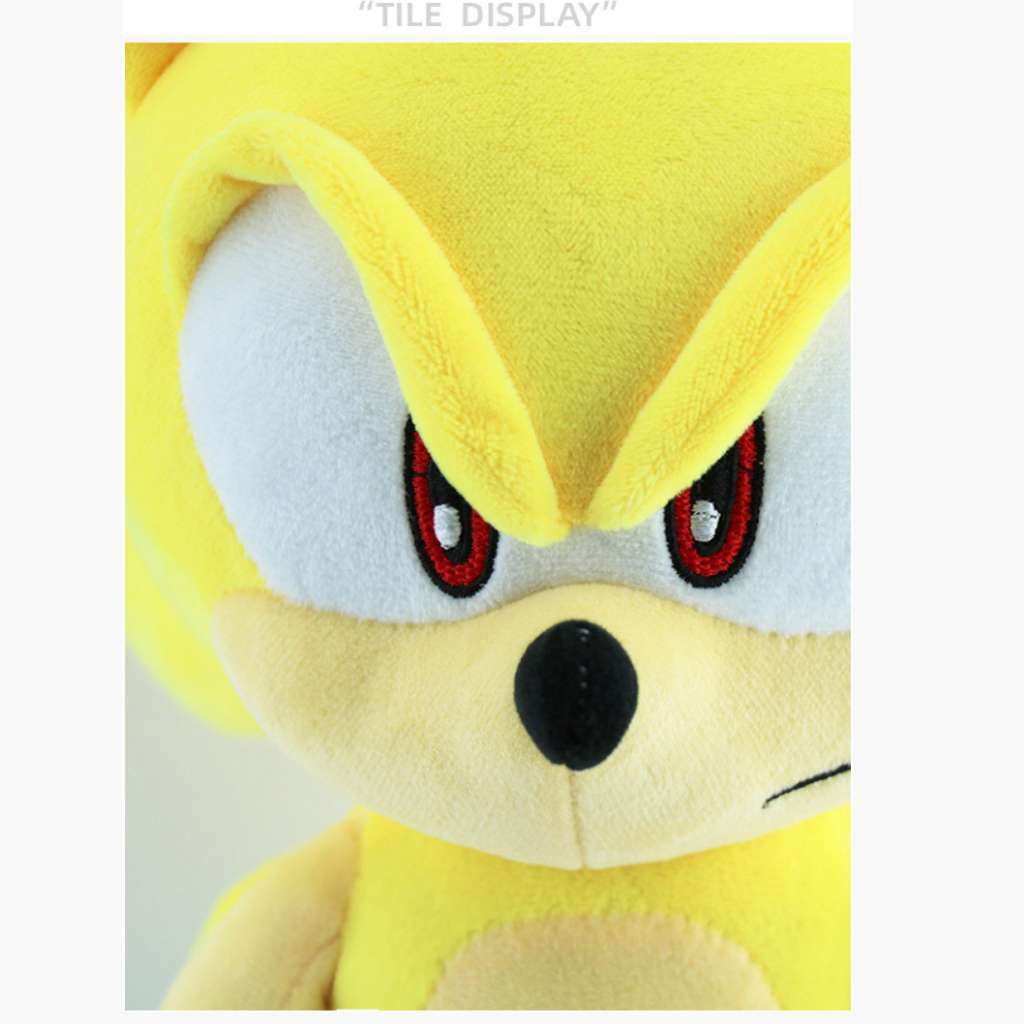 Super sonic Hoạt Hình Búp Bê Nhồi Bông 30cm Mềm Mại Trang Trí Nhà Cửa