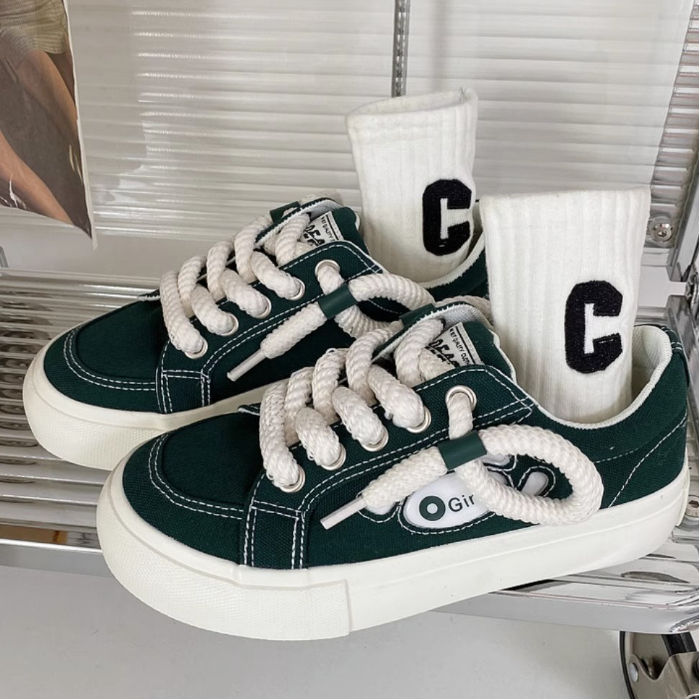 C＆S  Giày thể thao giày nữ giày bánh mì nữ đế cao 2023 Siêu Mềm Xinh Xắn B95F1OE 36Z230905