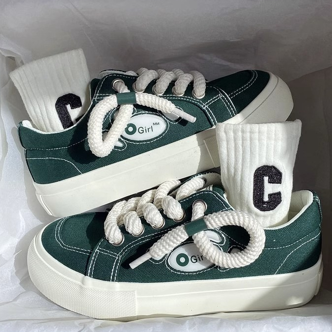 C＆S  Giày thể thao giày nữ giày bánh mì nữ đế cao 2023 Siêu Mềm Xinh Xắn B95F1OE 36Z230905