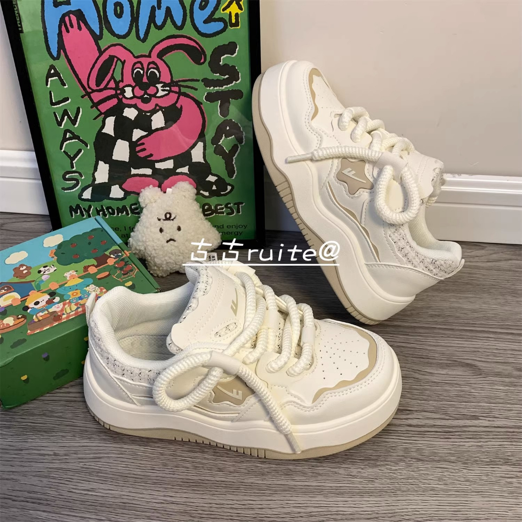 C＆S  Giày thể thao giày nữ giày bánh mì nữ đế cao 2023 Siêu Mềm Xinh Xắn FYD23904UY 36Z230906