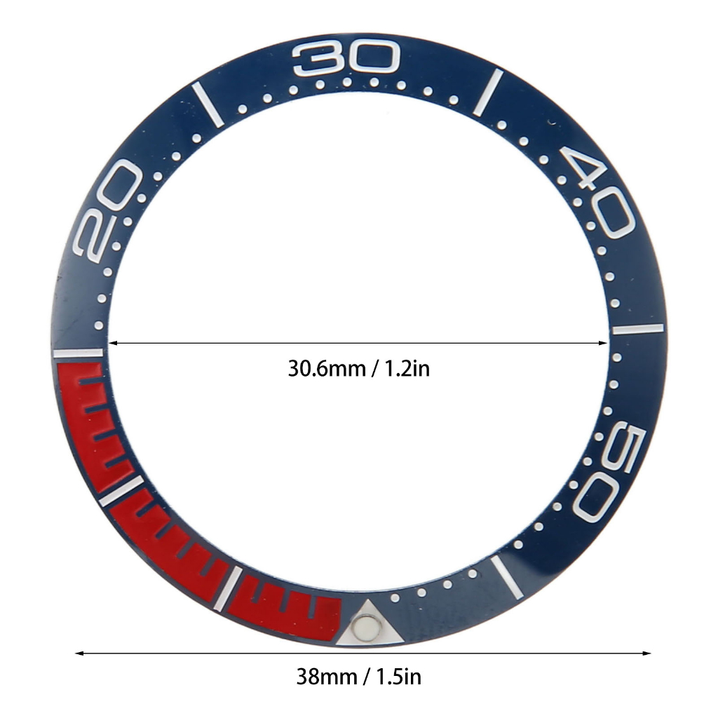 Chuyên Nghiệp Viền Đồng Hồ Chèn 38Mm Gốm Vòng Sửa Chữa Phụ Kiện Thay Thế Cho Thợ