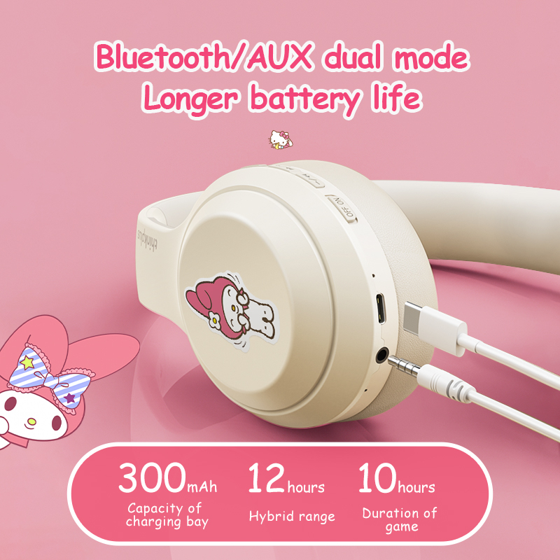 Tai nghe Bluetooth Lenovo TH10 Dễ thương Sticker hd chất lượng âm thanh Bluetooth 5.0
