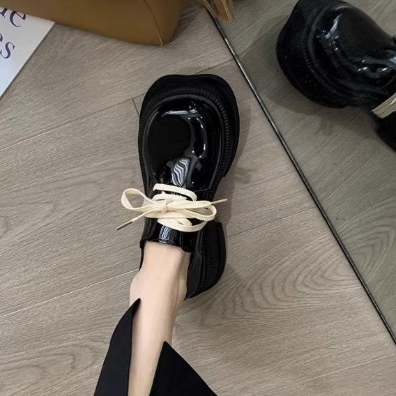 GG Giày búp bê giày nữ 2023 NEW Mùa hè Vintage England phong cách thiết lập Mary Jane đơn giày23073101