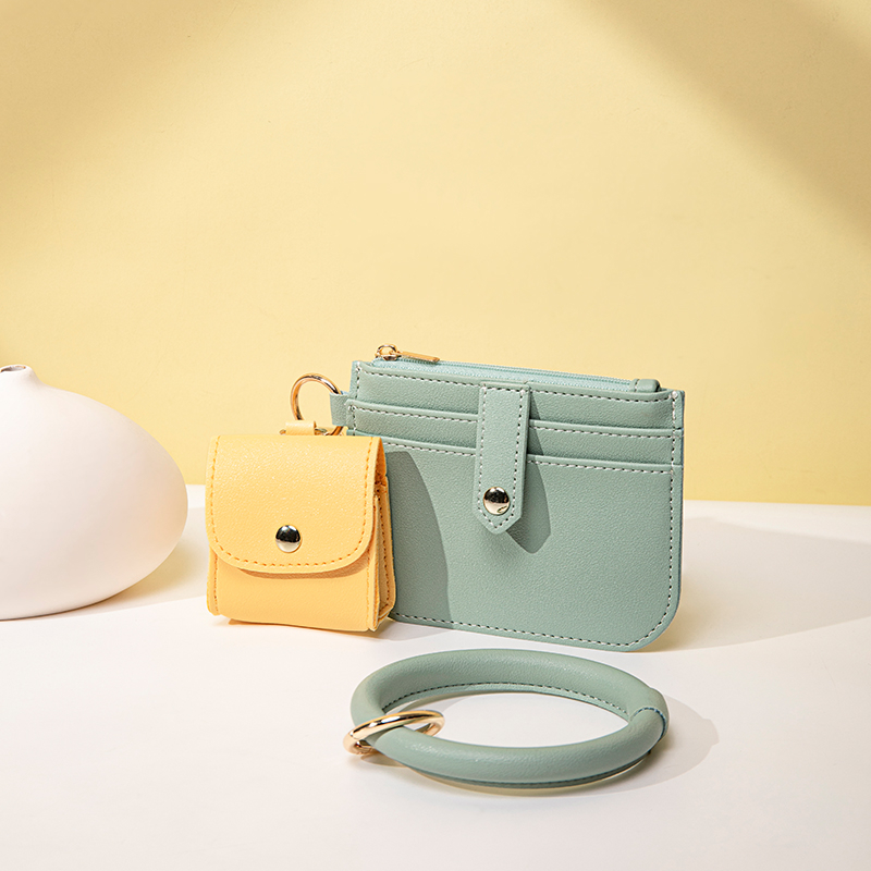 Seagloca Vòng Tay Ngắn Đựng Thẻ Tai Nghe Tươi Mới Phong Cách Hàn Quốc Cho Nữ