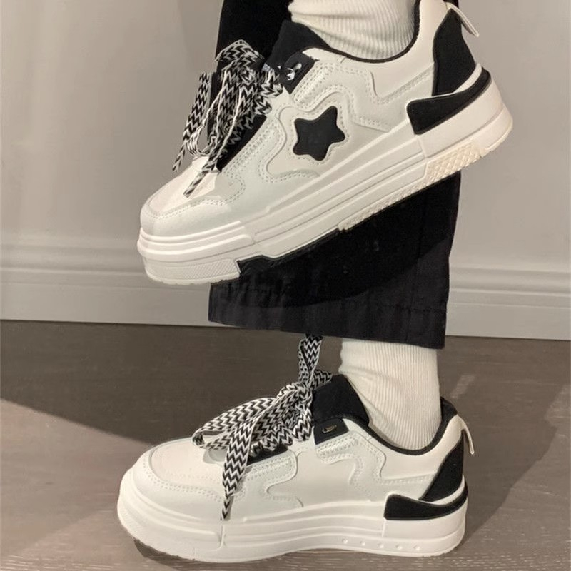 LORRTTA  Giày Thể Thao Vải Canvas Dế dày Phong Cách  CÓ SẴN chất đẹp ko bong tróc Cho Nữ B95F4E1 35Z230828