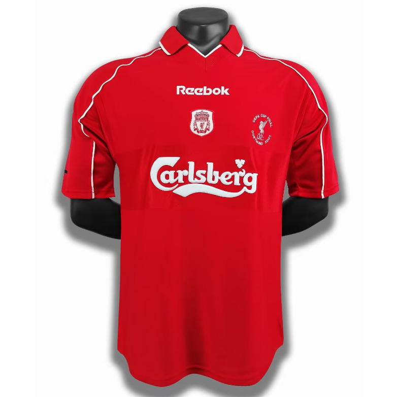 Áo Bóng Đá Câu Lạc Bộ liverpool Sân Nhà Kiểu retro 2000 2001