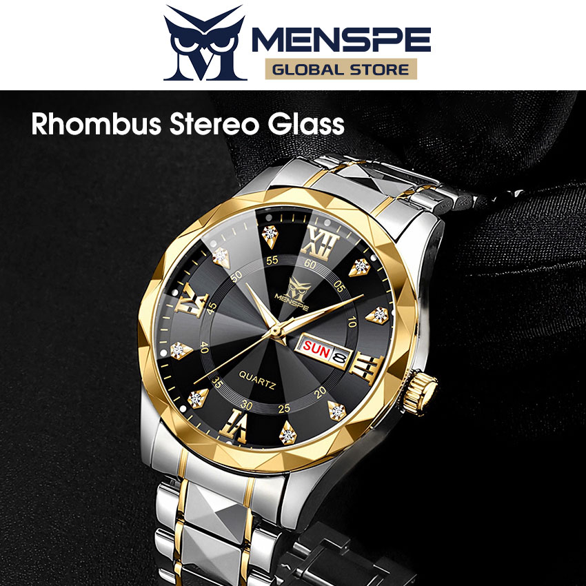 Đồng Hồ Nam Dây Thép Chống Thấm Nước 30M In Họa Tiết Jam Lelaki