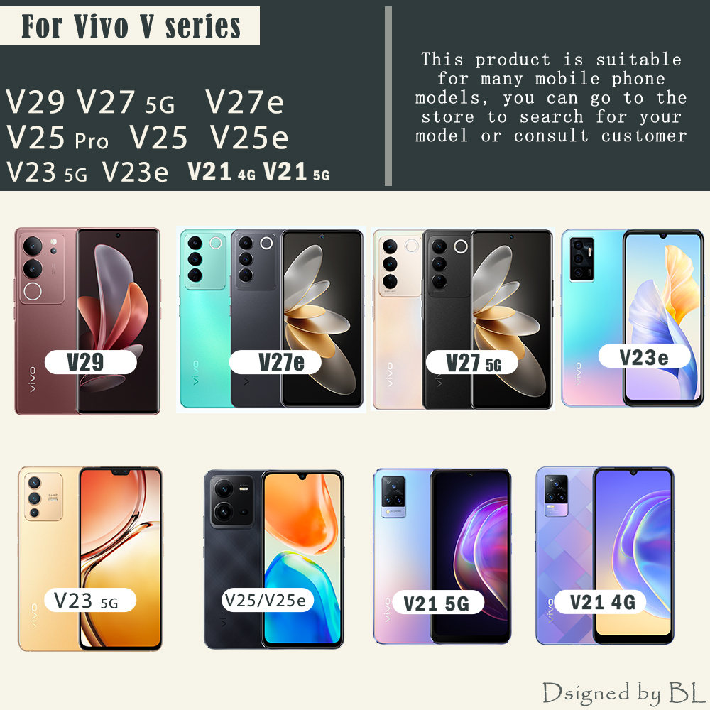 Ốp Điện Thoại Vivo V29 V27 5G V27E V23 5G V23e V23 Pro V21 5G 4G V20 Pro Đính Đá Và Ngọc Trai Giả Lấp Lánh Cho