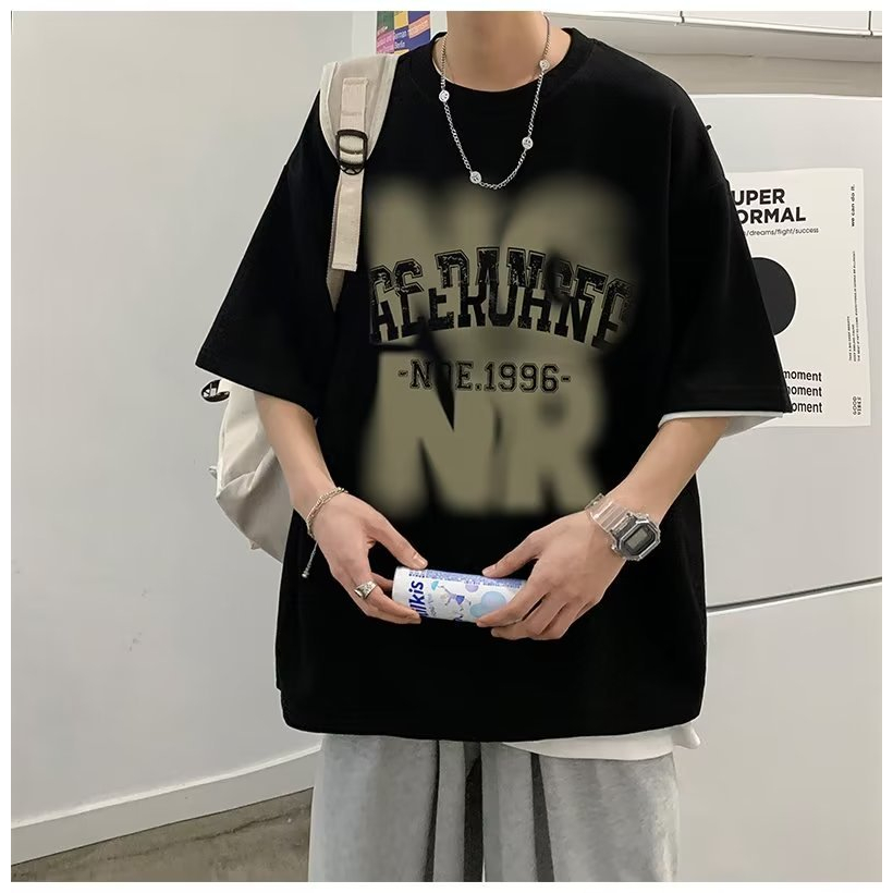 Iris-T áo phông nam Áo Thun phông áo nam thun Áo Thun Form Rộng Ngắn Tay Unisex  Phong cách Comfortable Beautiful Thoải mái C98AH8X 36Z230909