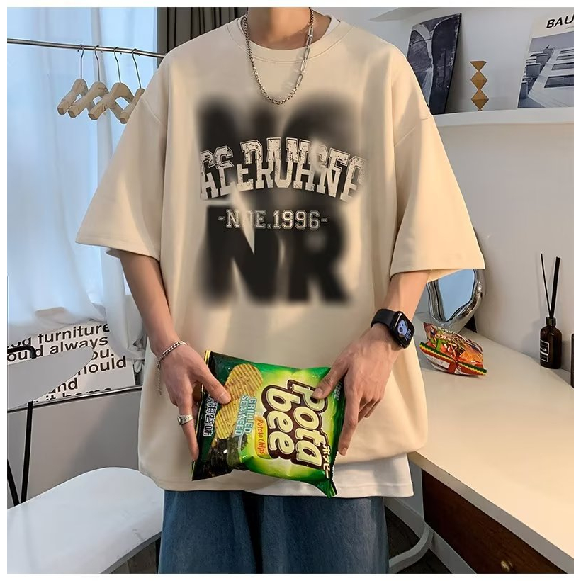 Iris-T áo phông nam Áo Thun phông áo nam thun Áo Thun Form Rộng Ngắn Tay Unisex  Phong cách Comfortable Beautiful Thoải mái C98AH8X 36Z230909