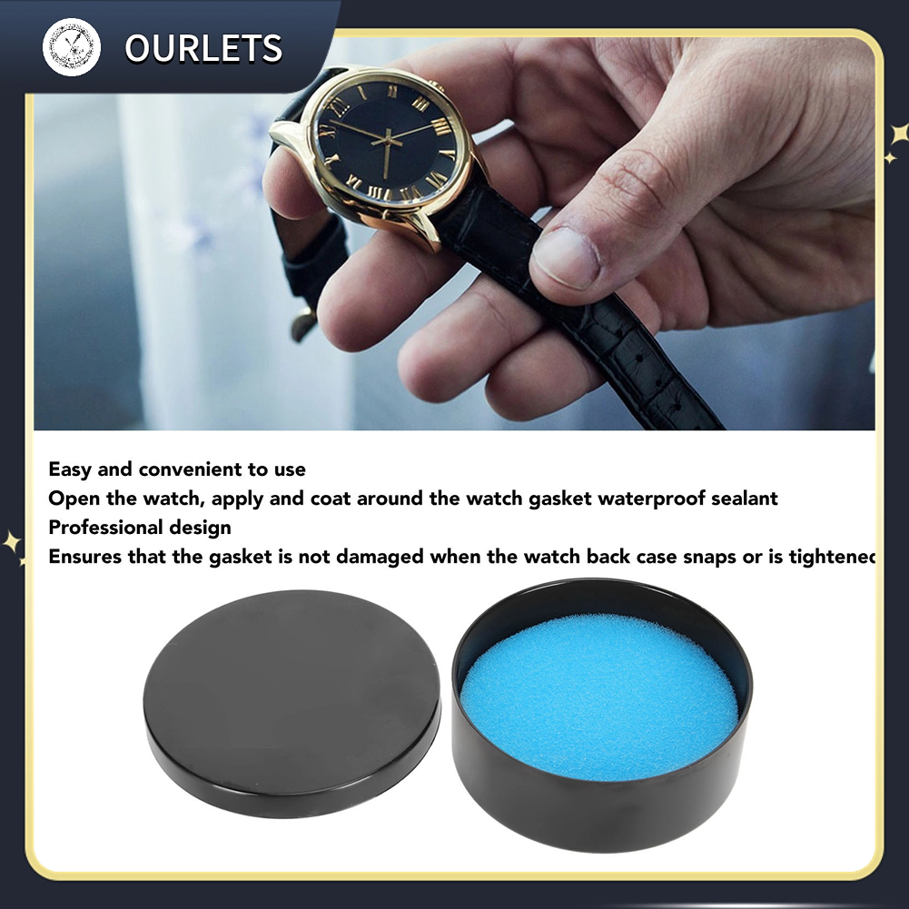 Miếng đệm đồng hồ Dầu mỡ chuyên nghiệp O Ring Sửa chữa chống nước cho miếng 【Ourlets】