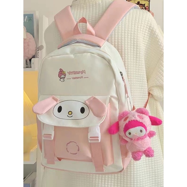 Sanrio Dễ Thương Balo Đi Học Họa Kuromi Tiết Hoạt Hình kuromi Đáng Yêu Cinnamoroll balo brand local
