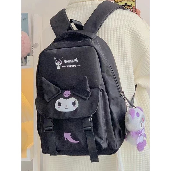Sanrio Dễ Thương Balo Đi Học Họa Kuromi Tiết Hoạt Hình kuromi Đáng Yêu Cinnamoroll balo brand local