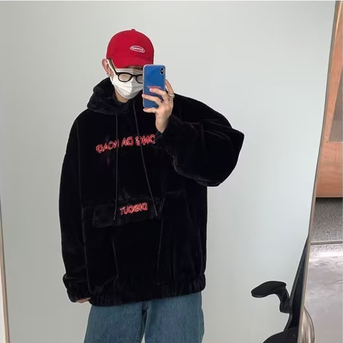 Mới Áo hoodie In Chữ áo hoodie form rộng Phong Cách Hàn Quốc Áo hoodie nam Thời Trang áo hoodie hoạ tiết Nam Nữ